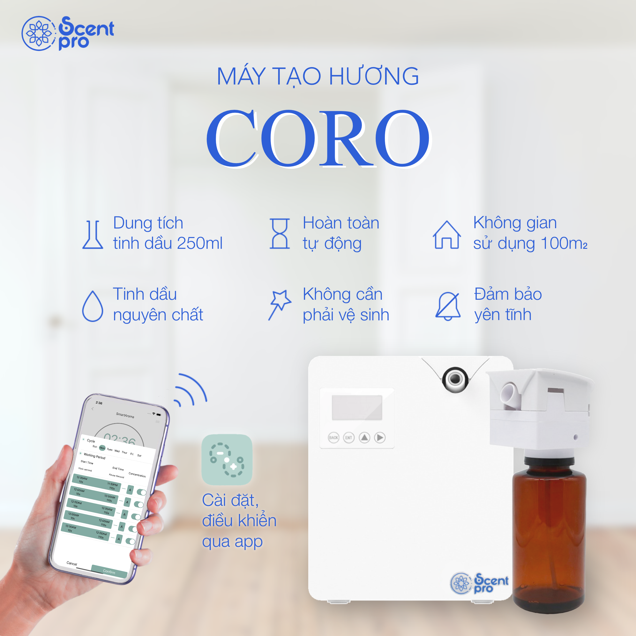 Máy Tạo Hương CORO